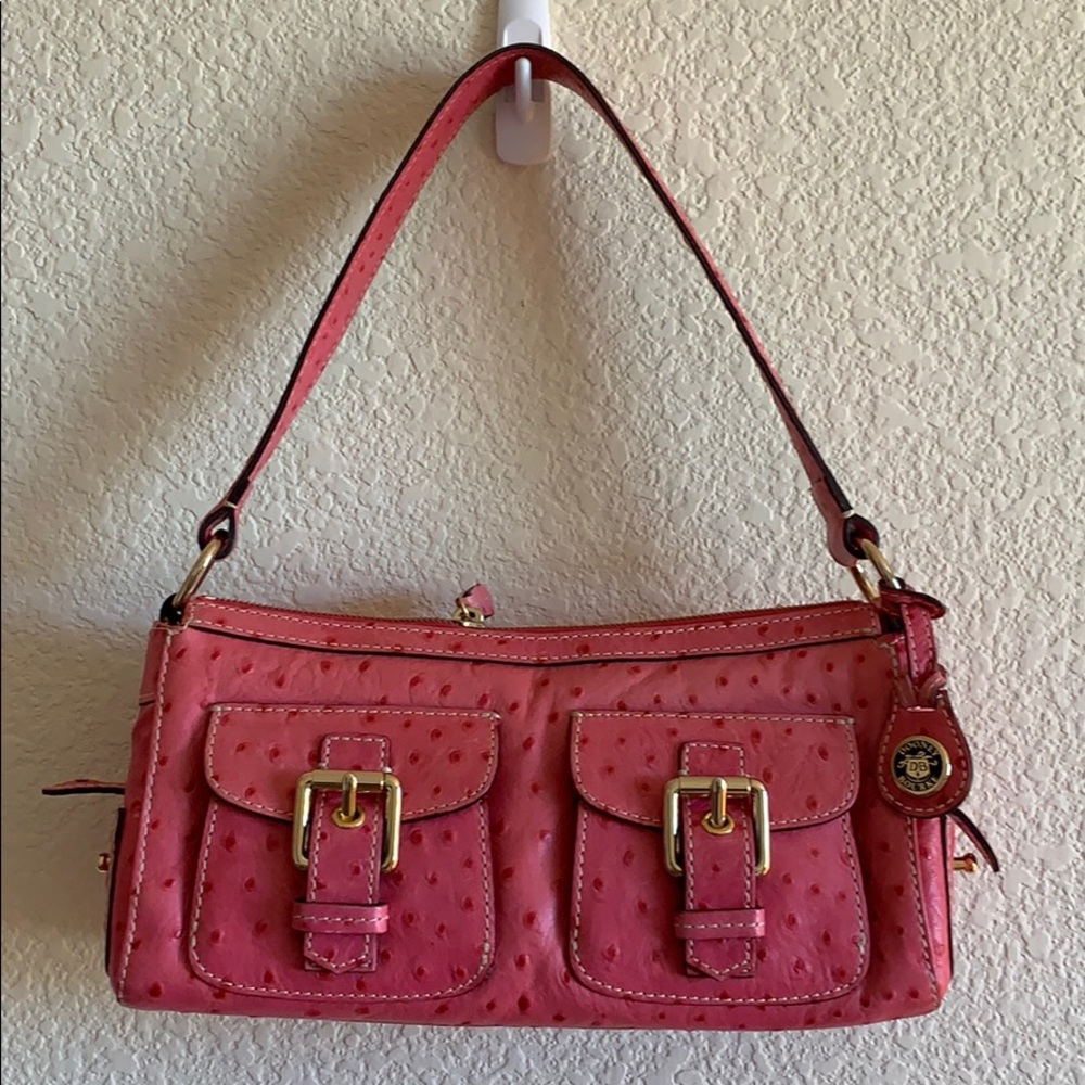 Authentic Dooney & Bourke satchel purse in leather